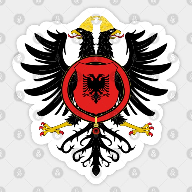 Albania Coat of Arms Sticker by Bugsponge